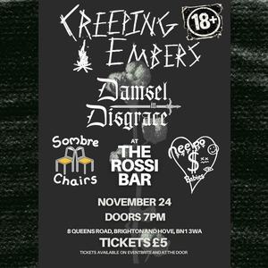 Creeping embers Tickets, Tour Dates and Shows
