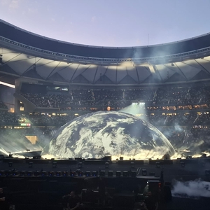 Kanye West at Madrid, Spain in Riyadh Air Metropolitano 2026