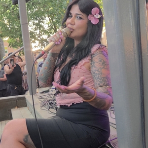 Trish Toledo at Santa Fe, NM in Santa Fe Plaza 2026
