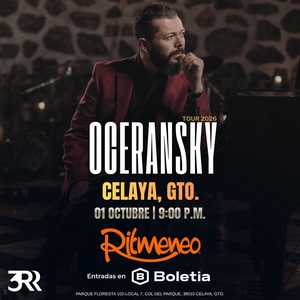 Entradas, fechas de la gira y Conciertos de Edgar Oceransky