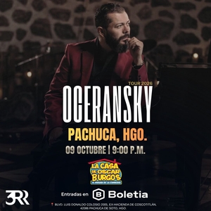 Entradas, fechas de la gira y Conciertos de Edgar Oceransky