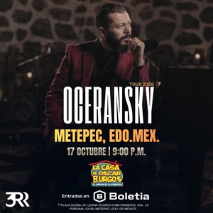Entradas, fechas de la gira y Conciertos de Edgar Oceransky
