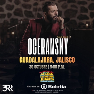 Entradas, fechas de la gira y Conciertos de Edgar Oceransky