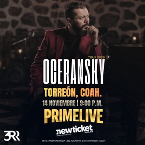 Entradas, fechas de la gira y Conciertos de Edgar Oceransky