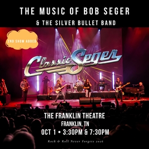 Classic Seger Tickets, Tour Dates and Concerts