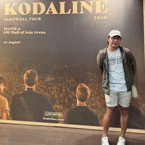 Kodaline at Pasay City, Philippines in MOA Arena Lobby - Coral Way 2026