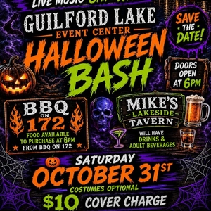 Guilford Lake Event Center Presents: New Wave Nation Halloween Bash