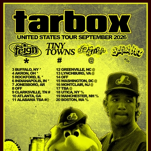 Tarbox Tickets, Tour Dates and Concerts