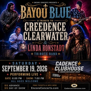 Bayou Blue Tribute to Creedence Clearwater & Linda Ronstadt: Bayou Blue Tribute for Creedence Clearwater & Linda Ronstadt at the Cadence Clubhouse, Allison Park, PA