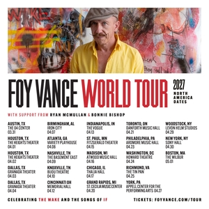 Foy Vance Tickets, Tour Dates and Concerts