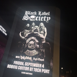 Black Label Society at San Antonio, TX in Boeing Center at Tech Port 2026