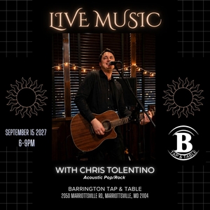 Chris Tolentino Tickets, Tour Dates and Concerts