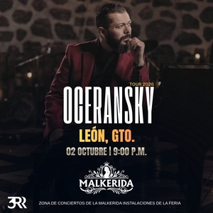 Entradas, fechas de la gira y Conciertos de Edgar Oceransky