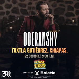 Entradas, fechas de la gira y Conciertos de Edgar Oceransky