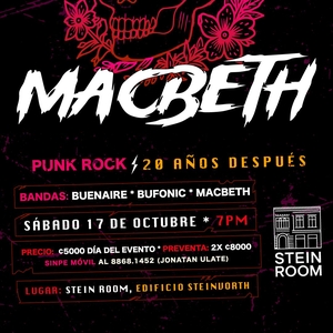 Macbeth Tickets, Tour Dates and Concerts
