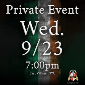 Murphy's Lawyer — Private Event, 2026-09-23