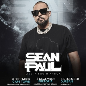 Sean Paul Tickets, Tour Dates and Concerts