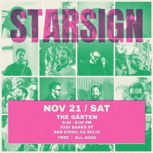 Starsign Tickets, Tour Dates and Concerts