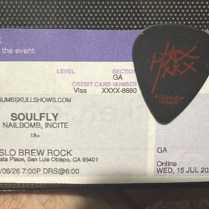 Soulfly at San Luis Obispo, CA in SLO Brew 2026