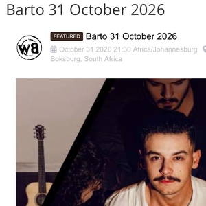 Barto Tickets, Tour Dates and Concerts