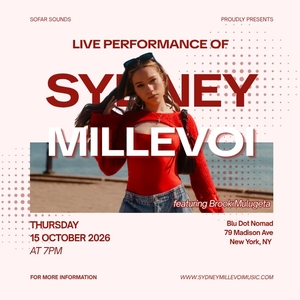 Sydney Millevoi Tickets, Tour Dates and Concerts