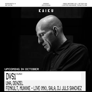 DVS1 Tickets, Tour Dates and Concerts