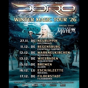 Entradas, fechas de la gira y Concierto de Doro