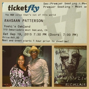Rahsaan Patterson at Oakland, CA in Yoshi's Oakland 2015