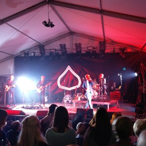 Green Onions at Deerlijk, Belgium in tent centrum kermis 2015