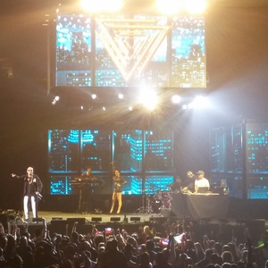 Wisin at New York, NY in Madison Square Garden 2015