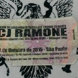 CJ Ramone at São Paulo, Brazil in Hangar 110 2015