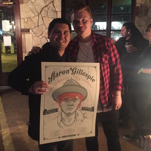 Aaron Gillespie at Austin, TX in Sidewinder 2015