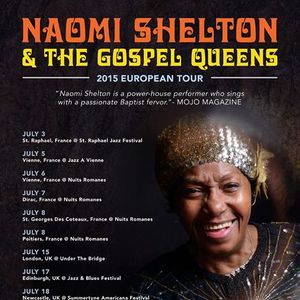 Naomi Shelton and the Gospel Queens Tickets, Tour Dates and Concerts