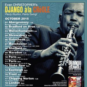 Billets, dates de tournée et concerts pour DJANGO A LA CREOLE