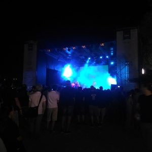 Black Mountain at Rome, Italy in Laghetto di Villa Ada 2016