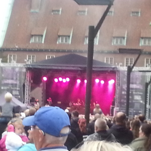 Mustasch at Borås, Sweden in Stora Torget 2016