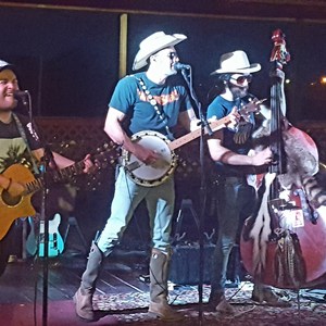 The Dirty River Boys at Pilot Point, TX in Western Son Distillery 2016