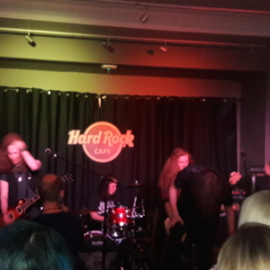 Mason Hill at Glasgow, United Kingdom in Hard Rock Cafe 2016