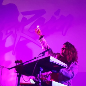 Twin Shadow at Los Angeles, CA in The Masonic Lodge at Hollywood Forever 2016