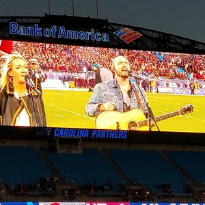 Blue Honey at Charlotte, NC in Belk Bowl - Fan Fest Performance 2016