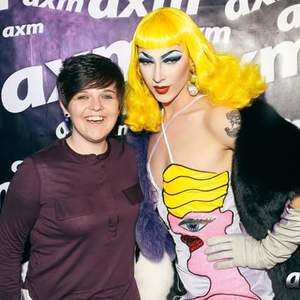 Violet Chachki at Glasgow, United Kingdom Of Great Britain And Northern Ireland in AXM Night Club 2016