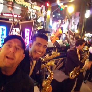 Phat Cat Swinger at Anaheim, CA in Downtown Disney Live! 2017