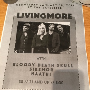 Livingmore at Los Angeles, CA in The Satellite 2016
