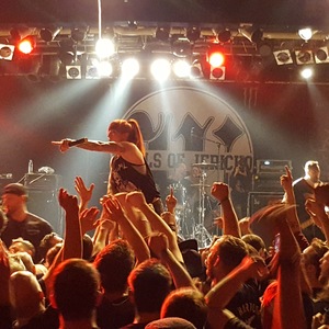Walls Of Jericho at Munich, Germany in Backstage Werk 2016