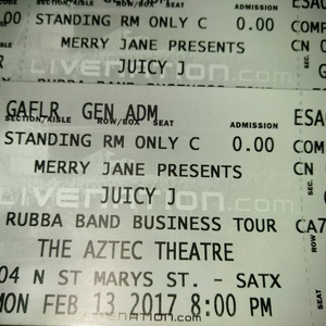 Juicy J at San Antonio, TX in Aztec Theatre 2017