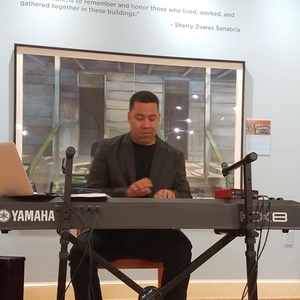 Marcus Johnson at Alexandria, VA in Alexandria Black History Museum 2017