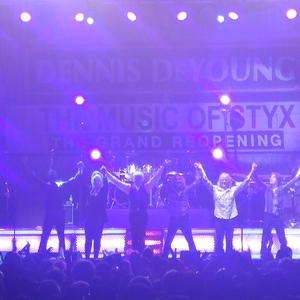 Dennis DeYoung at Jim Thorpe, PA in Penn's Peak 2017