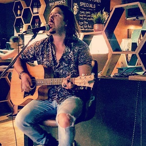 Gabriel Vargas at St Kilda, Australia in Pablo Honey Tapas Bar 2017