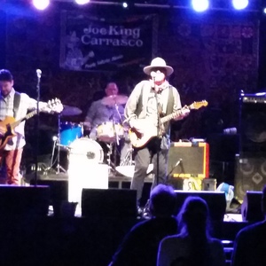 Joe King Carrasco at San Antonio, TX in Sam's Burger Joint 2017