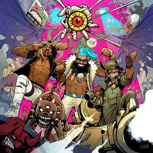 Flatbush Zombies at Cincinnati, OH in PNC Pavilion at Riverbend 2017